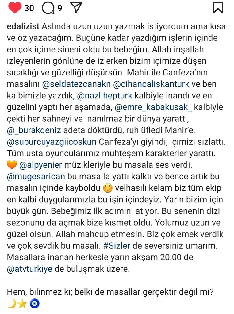 “Hem,bilinmez ki; belki de masallar gerçektir değil mi?”🌙❤️

#BirGeceMasali