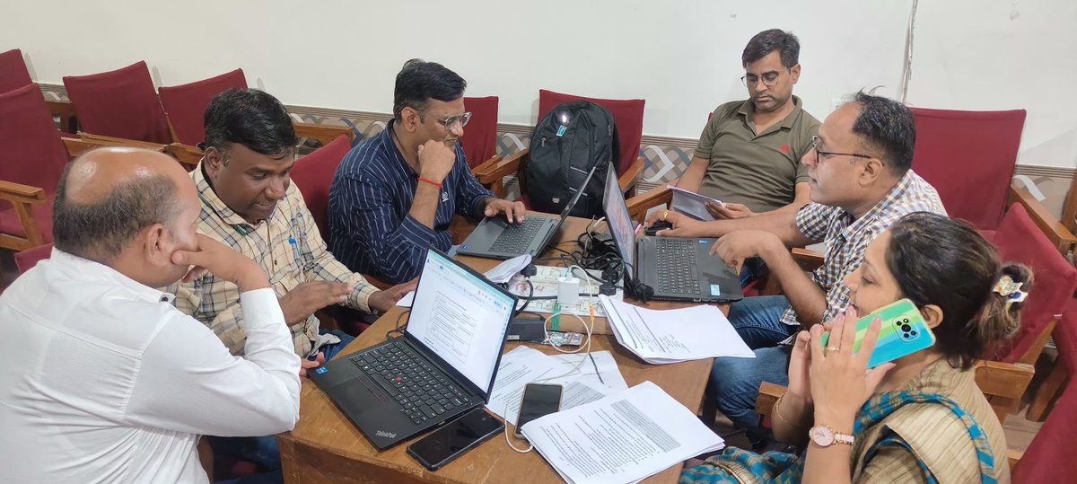 Elated to be involved in every phase of the training process, from preparation meetings and module development to the SRG training, District-level and block-level cascading to one of the largest teacher training drives, targeting 145000 teachers across Rajasthan state. #ELTIndia