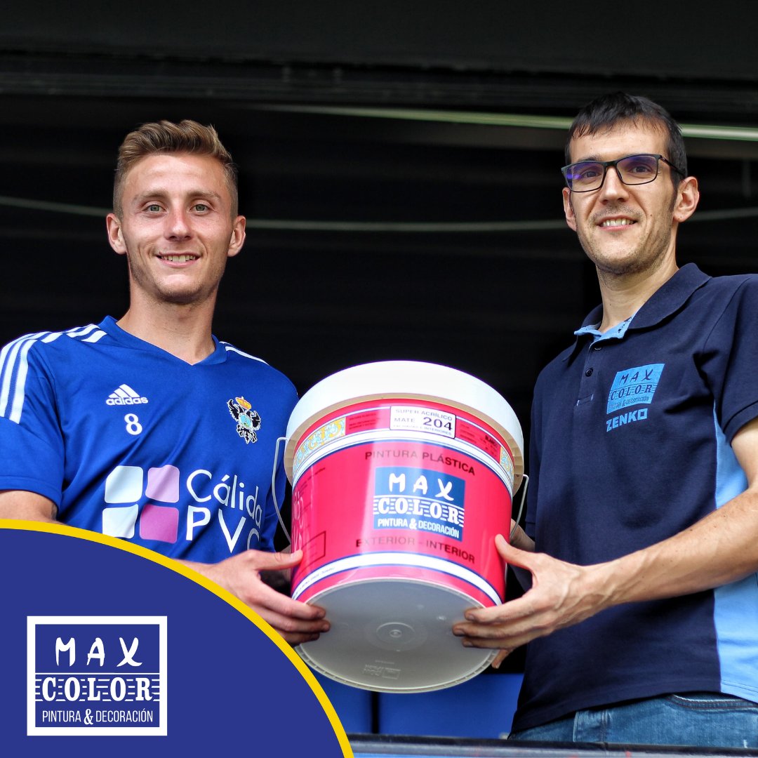 maxcolorpintura's tweet photo. 🎨⚽ Max Color. Pintura &amp; Decoración y el @CFTalavera seguirán apostando por el Jugador Max Color, jornada tras jornada.

#AbónateAl100

Toda la info 👉🏼 https://t.co/p5WfIRnbTI

#MaxColor #MaxColorPinturas #Talavera #TalaveraDeLaReina #JugadorMaxColor #ConElDeporteLocal #Fútbol https://t.co/SOoKyqti17