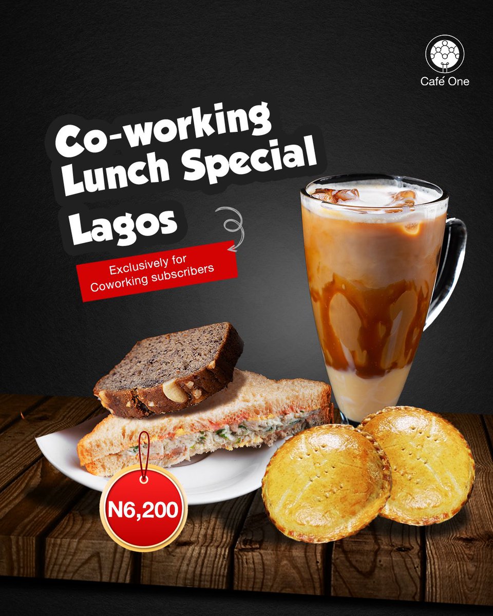 Cafeonenig's tweet photo. Did someone say refreshing work meals on a budget? Café One’s combo deals are here for you!
Visit any of our hubs to enjoy these sweet deals and save some change.
ℹ️ Prices may vary by location—check with your nearest Café One for details.
#CafeOne #combodeals https://t.co/PG4QXDwf4Y
