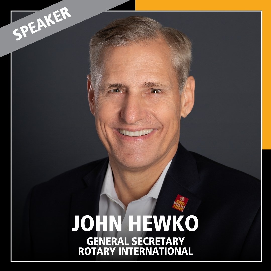 In case you missed it! 🚨

We're delighted to have <a href="/Rotary/">Rotary International</a> General Secretary, <a href="/JohnHewko/">John Hewko</a>, joining us for the Rotary Action Summit in Newcastle!

Hear John as part of our packed programme of speakers, sessions and entertainment.

🗓️ 8th - 10th Nov
🎟️ rotarygbi.org/newcastle24