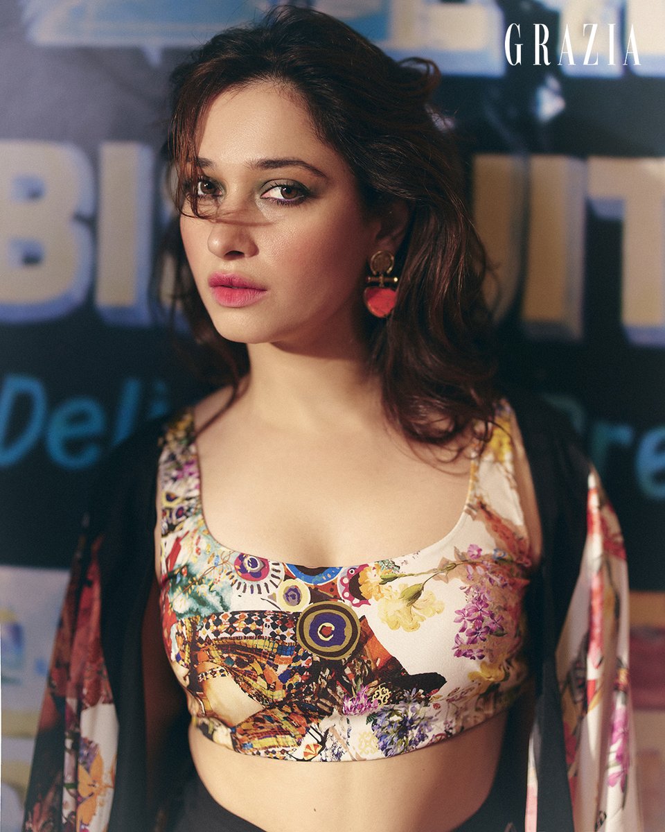 GraziaIndia's tweet photo. Any time Tamannaah Bhatia walks into a room – or on screen for that matter – you can’t help but notice her. Her unmistakable presence lights up the space, even when she’s not feeling her best. 

#GraziaIndia #TamannaahBhatia #Tamannaah #SeptemberDigitalCover #2024 #2024DigitalCover #AnamikaKhannaHM #HM #HMIndia