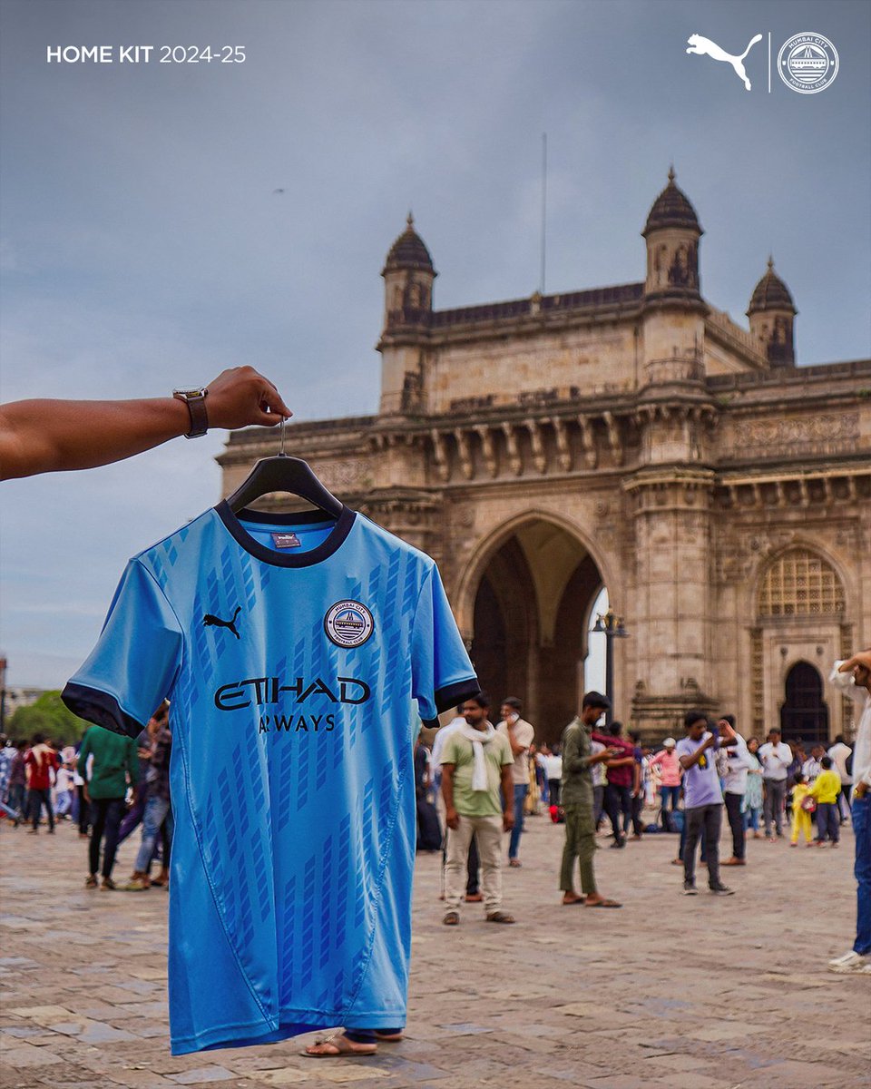 MumbaiCityFC's tweet photo. Our Colours, #AamchiCity's Pride 🩵

#MCFCxPUMA #MumbaiCity 🔵 https://t.co/8LExp42e29