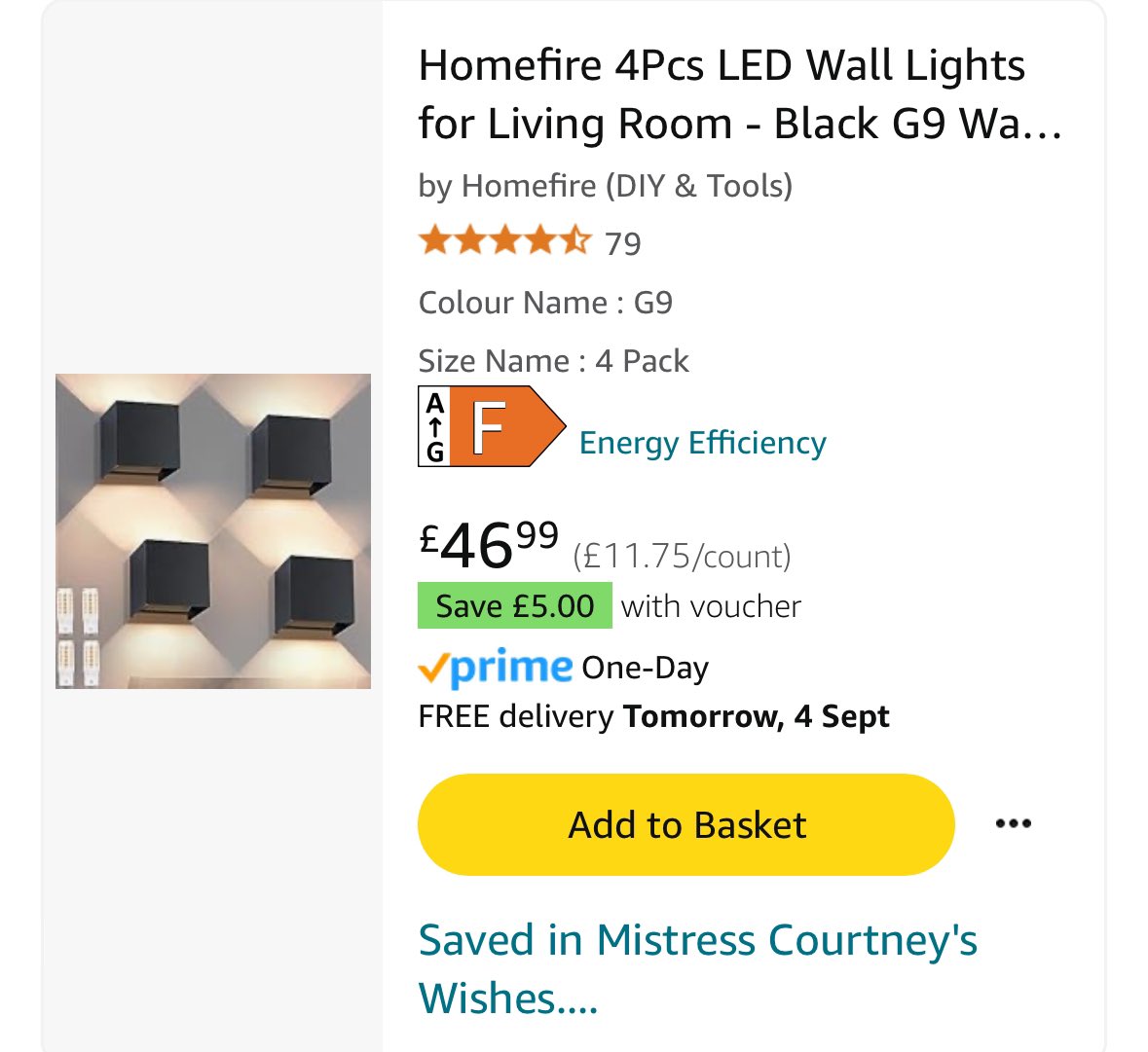 MissCourtneyM's tweet photo. Exciting news is coming! And I need some light in My life 😎 

20 Amalfie lights 
6 Modern Crystal 
2 Wall lights 
10 black wall lights 

Amazon vouchers or wishlist purchases are at priority now 😘 Watch something magical come to light … more info later 😇😇😇 https://t.co/o6jOLjqQd2