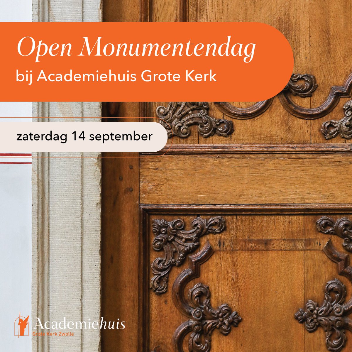 𝙊𝙥𝙚𝙣 𝙈𝙤𝙣𝙪𝙢𝙚𝙣𝙩𝙚𝙣𝙙𝙖𝙜

Stap binnen op het grootste overdekte plein van Zwolle. Onze deuren staan voor je open!

𝗭𝗮𝘁𝗲𝗿𝗱𝗮𝗴 𝟭𝟰 𝘀𝗲𝗽𝘁𝗲𝗺𝗯𝗲𝗿 𝟮𝟬𝟮𝟯
𝟭𝟬.𝟬𝟬 - 𝟭𝟳.𝟬𝟬
𝗵𝘁𝘁𝗽𝘀://𝗹𝗼𝗼𝗺.𝗹𝘆/𝗳𝗵𝗷𝗿𝗥𝗢𝗸