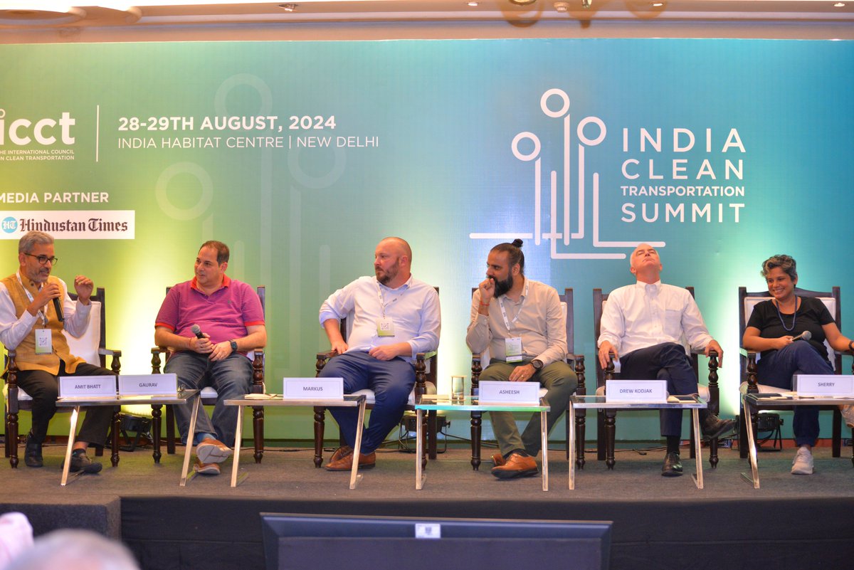 TheICCT_India's tweet photo. 🚙 We bookended day 1 of #ICTS24 with a discussion with #EVUsers 👥

Speakers during the session were @VAkrayon @asheesharoraev @tataevclub @pluginindia @teslaClubIndia @xroaders @tataev @sherryfrosh @asheesharoraev @GauravK13691562 @drewkodjak @markusnilsen https://t.co/IpQiGlYXZr