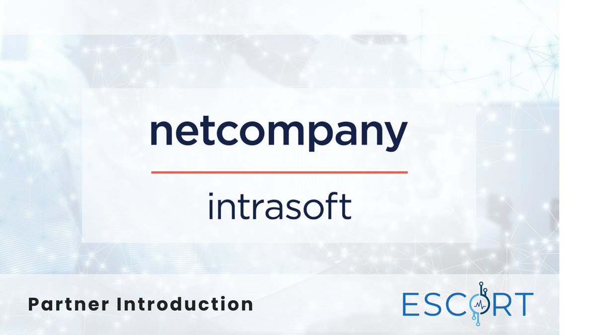 We proudly present Netcompany-Intrasoft, one of the partners involved in the ESCORT Project! 🤝 Learn more about their contributions in the ESCORT project on our website ⏬
escortproject.eu/netcompany-int…

#escortproject #ITinnovation #digitaltransformation #healthcaretechnology