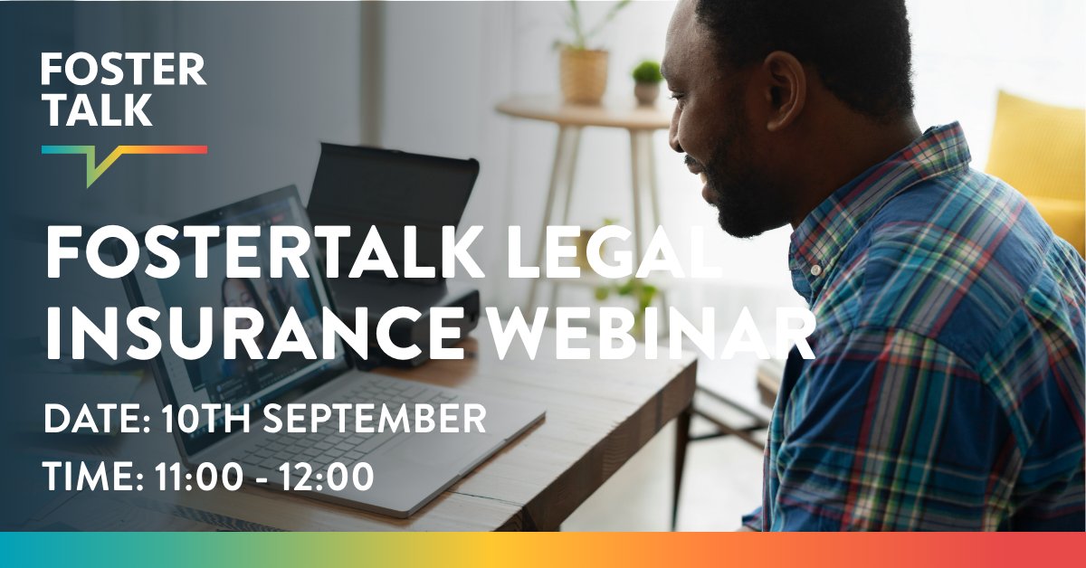 📅 Mark your calendars!

Whether you're a current foster carer or considering fostering, understanding the legal aspects is crucial.

🕒 10th September
💻 11:00 - 12:00

Don't miss out because you’re not a member! Join today: fostertalk.org/membership/

#FosterCare #LegalInsurance
