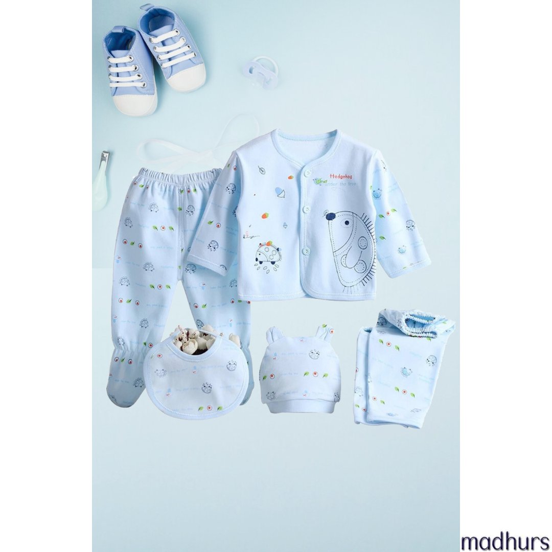 Madhursfashion's tweet photo. Welcome your newborn with this adorable 5-piece outfit set, ideal for baby boys aged 0-3 months. This set includes essential pieces for new arrival, combining comfort and style.
#BabyBoyFashion #NewbornOutfits #BabyClothes #GiftForNewborn #AmazonEssentials #5PieceSet #Madhurs https://t.co/Ame59XsMpC