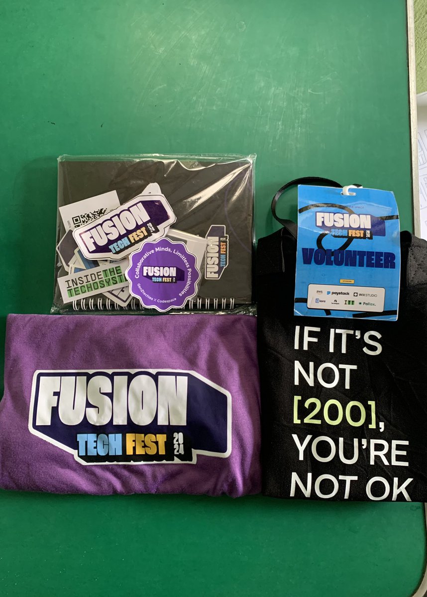 meisyonuoha's tweet photo. Attended my first tech event as a volunteer! ✅🤓

#FusionTechFest https://t.co/VDPf9YoqNf