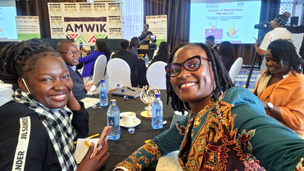 Aidah_munzatsi's tweet photo. I'm excited to be part of Youth-IT Innovation for Health training  by @AMWIK &amp; @anticorruption

We're enhancing collaboration to improve access to primary healthcare &amp; promote ethical governance &amp;  the use of technology in healthcare. 

 #ClickstoProgress 
@QueenterMbori @USAID https://t.co/QFmn6a4DOm