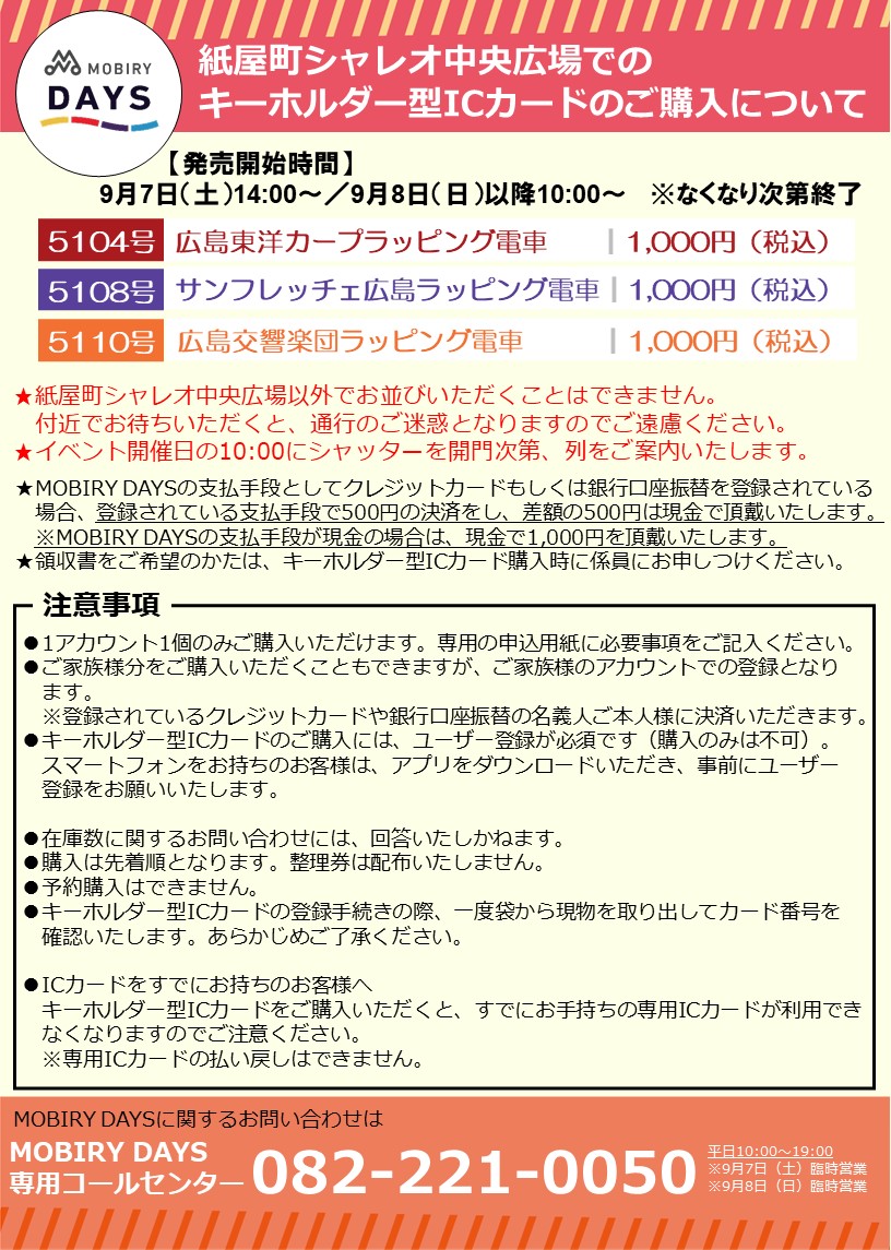 ✨限定　未使用✨SANFRECCE キーホルダー型ICカード　広島電鉄　路面電車 ✨限定 未使用✨SANFRECCE キーホルダー型ICカード 広島電鉄
