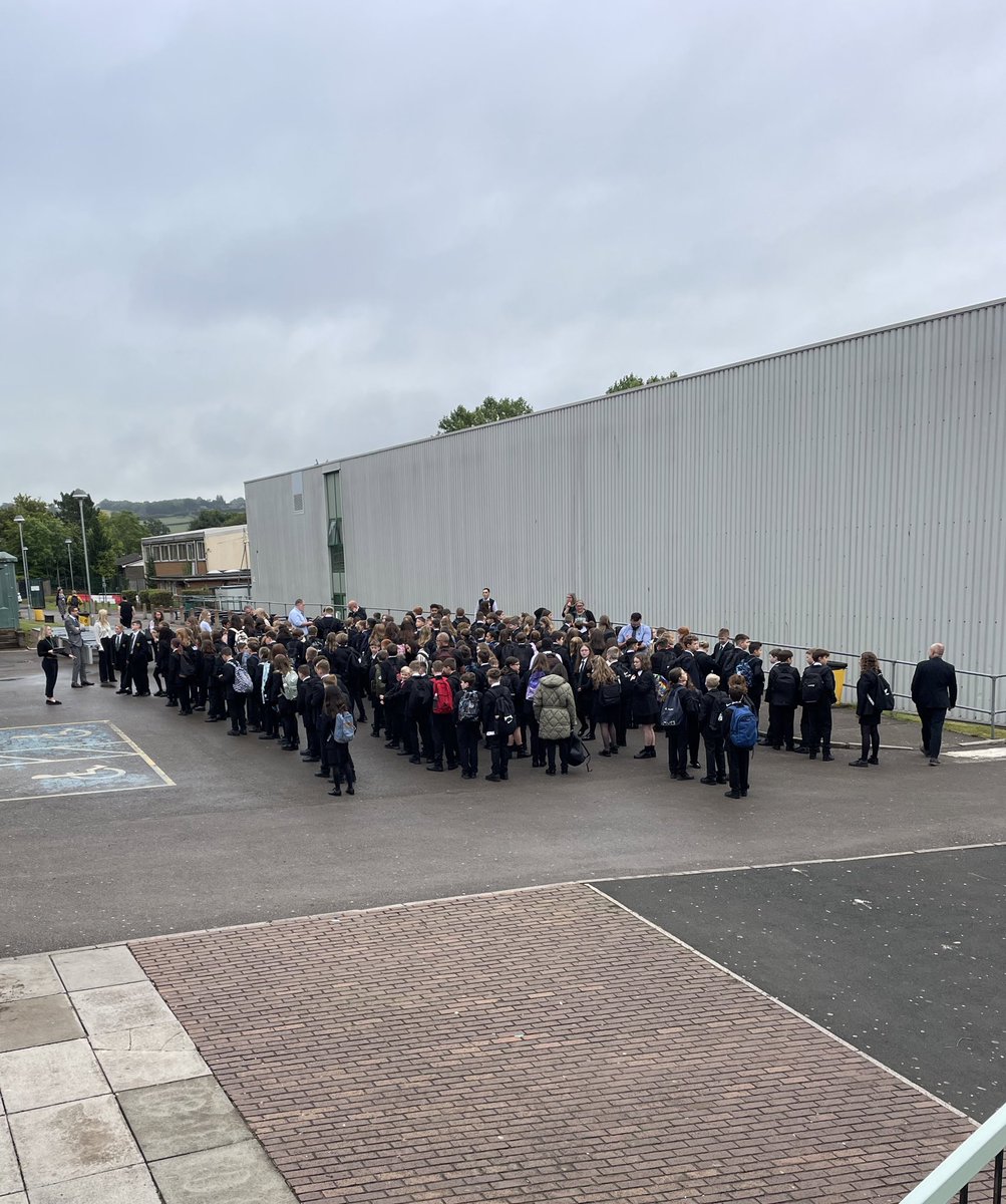 A wonderful welcome to our new Year 7 cohort on their first day today. All looking extremely smart and ready for a fantastic day of learning.