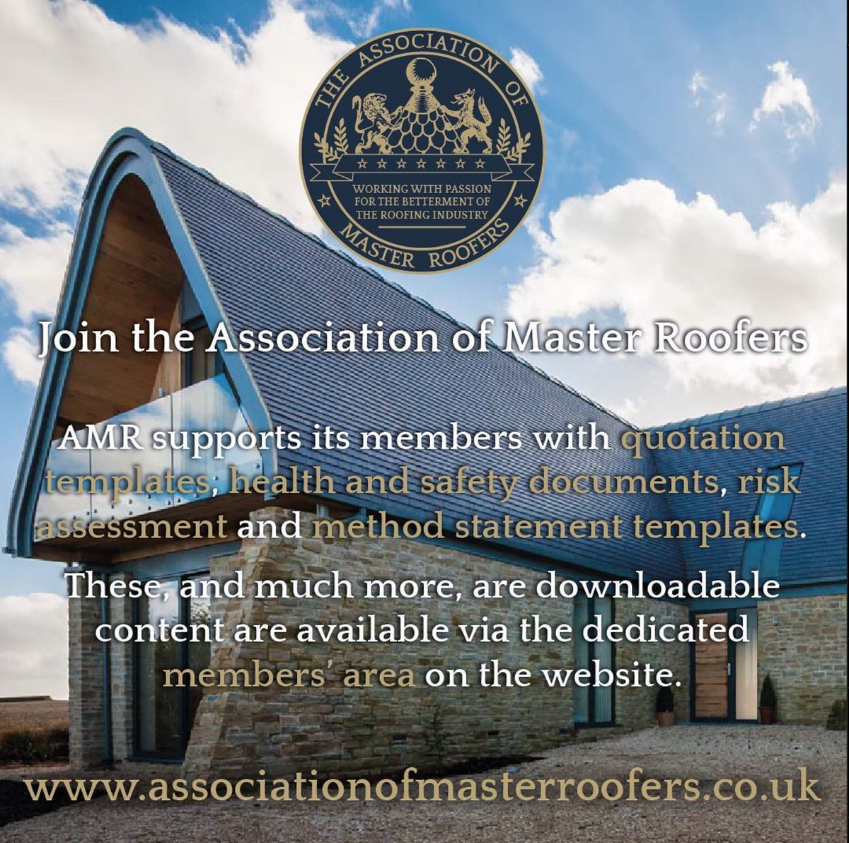 Join today for the opportunity to showcase your company portfolio to architects, domestic homeowners and industry main contractors on our website.

Join today by visiting buff.ly/3Du1BoJ or email at membership@aomr.uk

#MRUK #roofer #tiled #welding #bossing