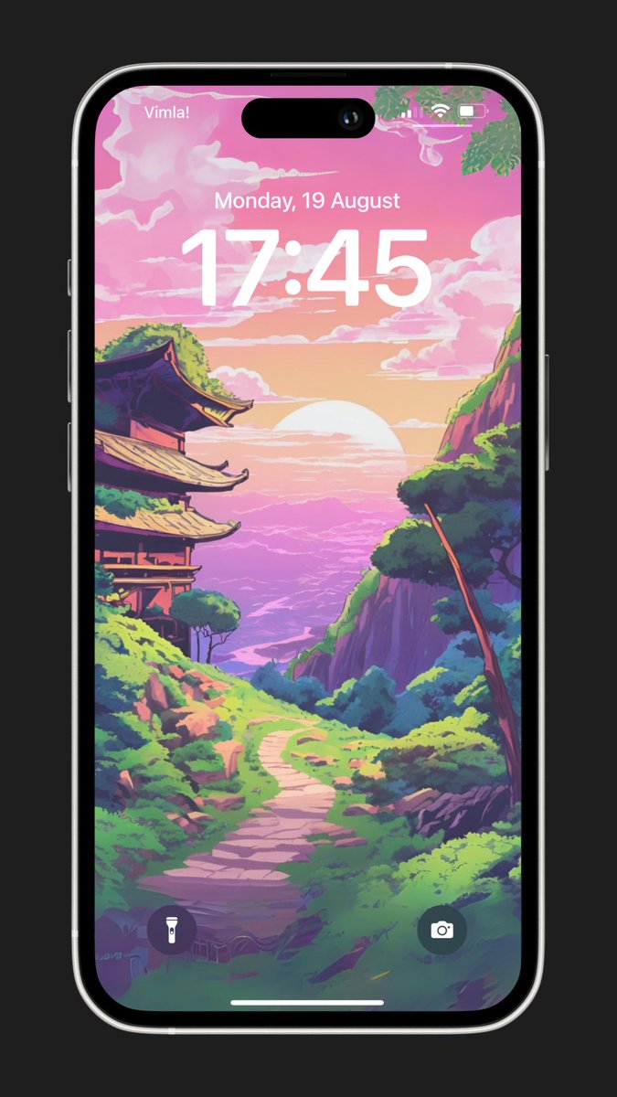 RestfulViews's tweet image. House by the mountain landscape 
Wallpaper