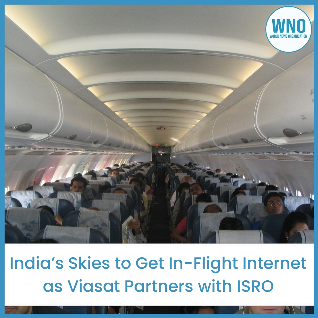 WNO_Headlines's tweet image. India's skies may soon have seamless in-flight internet as Viasat teams up with ISRO. The GSAT-20 satellite, launching later this year, will close the gap in connectivity over Indian airspace. #InFlightInternet #Viasat #ISRO #India