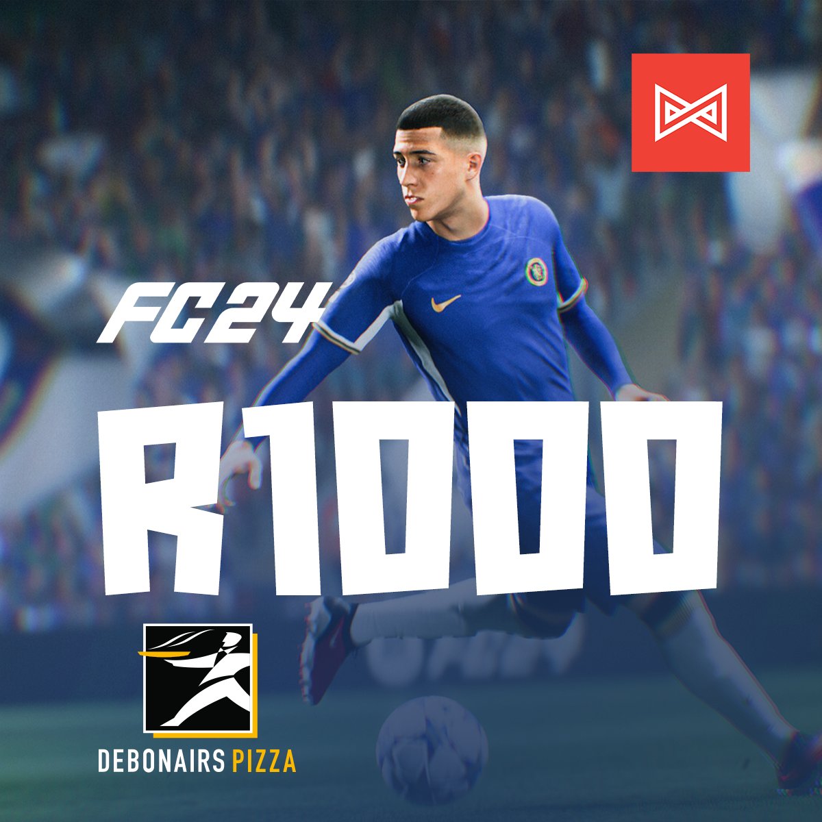 Mettlestate's tweet photo. Are you ready to win today's #FC24 casual cup? ๐
Sign ups close & check-ins open at 18:30SAST ๐ https://t.co/KjX5Z82WD5
Keep in contact with the Admins ๐
Discord๐ https://t.co/DYqbdt4nBJ
WhatsApp๐ https://t.co/EqO9ZkLmte
Delivered by @DebonairsPizza
#ForgeGaming #MSCups https://t.co/vcAcpDinM3