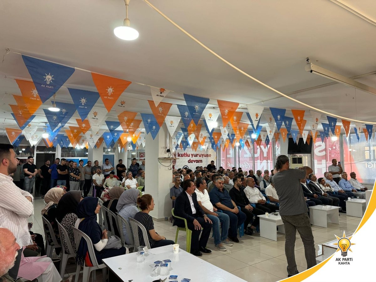 OsmnCetinkaya's tweet photo. 📍AK Parti Kâhta İlçe Başkanlığı 

' Durmak Yok Yola Devam '
Bugün itibarıyla Ak Parti Kahta İlçe Başkanlığı görevini yürütecek vekaleten Başkanımız Av. Gaffar Çelebi’ye hayırlı olsun dilerim

Bu vesileyle, destekleriniz için hepinize teşekkür ederim. Durmak yok yola devam ! https://t.co/XWP6ghZl7G