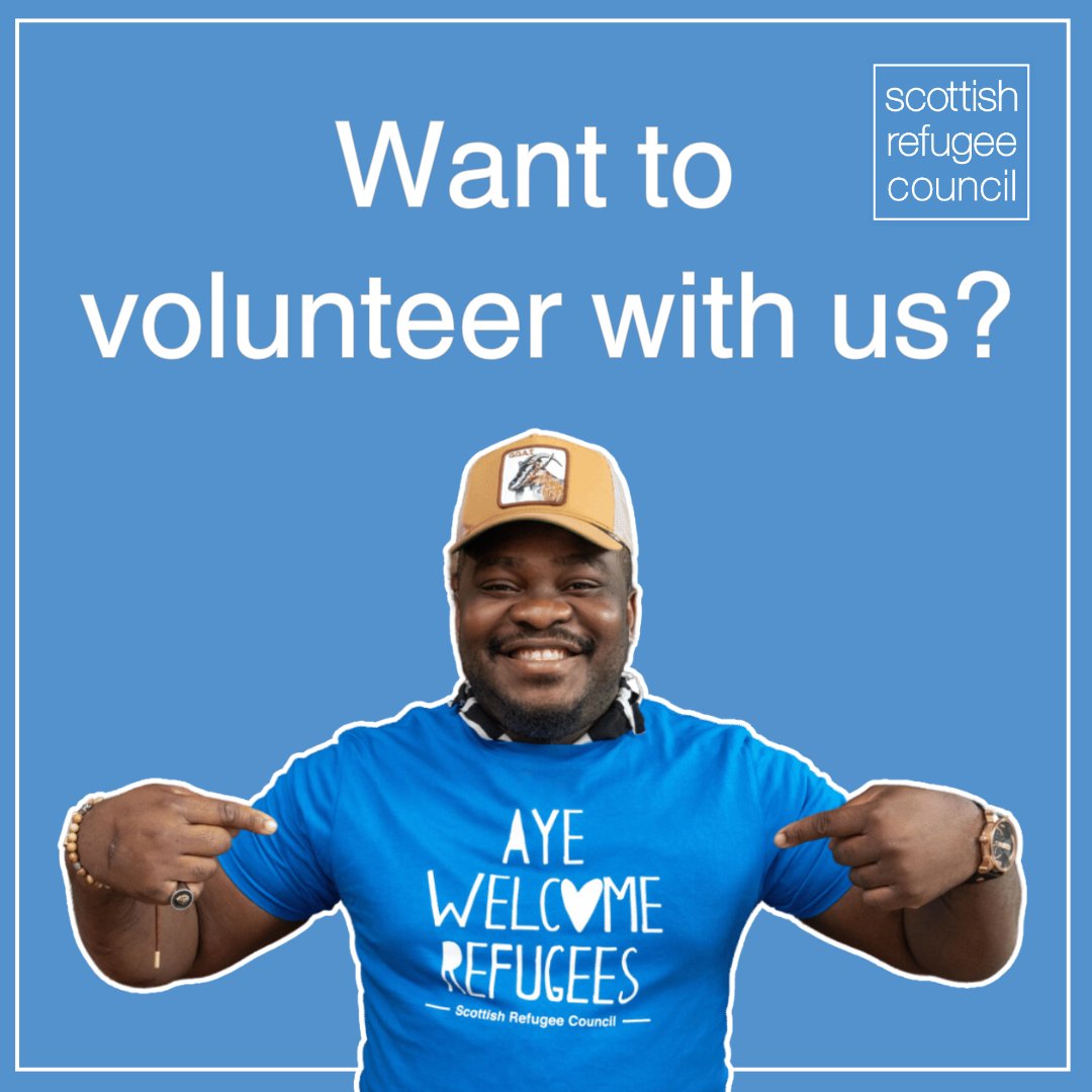 scotrefcouncil's tweet photo. Interested in volunteering to support refugees in Scotland? Come to our information session and find out more. 

WHEN: Thurs, 5 Sep, 3.30-5pm

WHERE: Scottish Refugee Council Office, 6th floor, 17 Renfield Street, Glasgow 

REGISTER HERE: https://t.co/MnE6Gn3Vpl https://t.co/TiF2k68Get