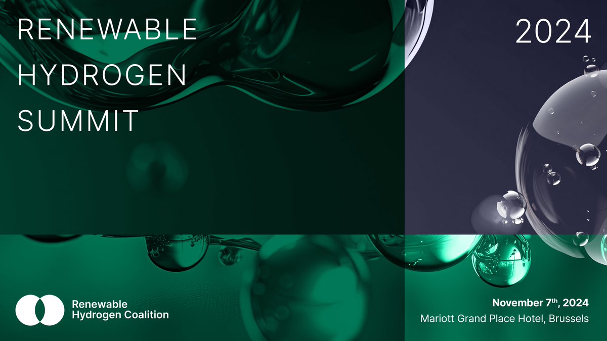 Secure your spot at the Renewable Hydrogen Summit 2024! Join CEOs &amp; policymakers to discuss:

🌱 Advancing the EU Green Deal
🔎 Market trends
📈 Boosting demand
📍 Industry resilience
🖇 Infrastructure &amp; more!

Book now before it’s too late: renewableh2.eu/summit/ 

#RHS2024