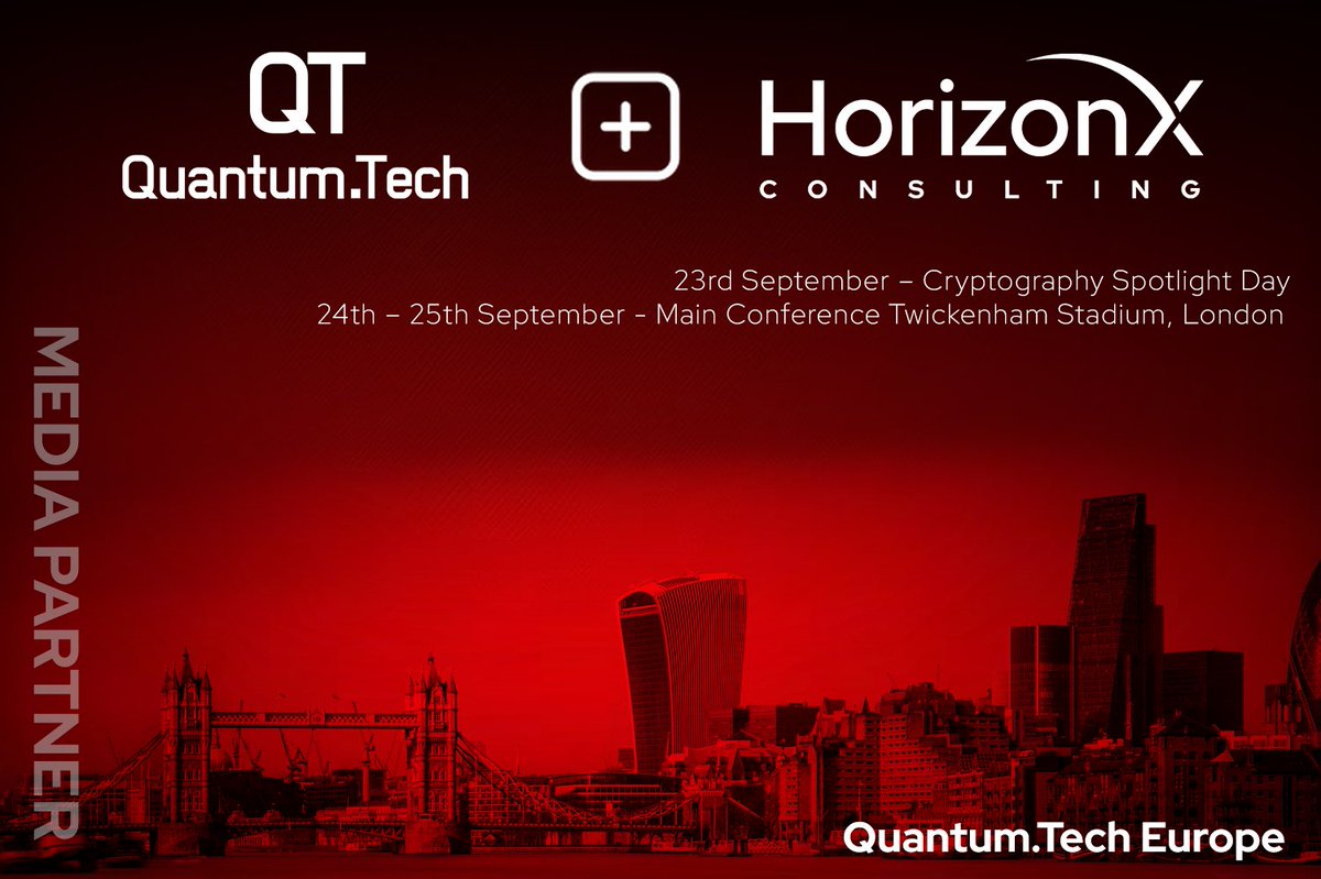 HorizonX Consulting (@horizonx_c) on Twitter photo Ready for the next big shift in #Quantum Security? 🚀 Join us this September at #Twickenham Stadium for <a href="/QuantumTech_/">Quantum.Tech</a> Europe!
#QT24 #quantumtech #innovation #futureoftech #cryptography #innovation #PQC <a href="/stevesuarez/">Steve Suarez ®</a> Ready for the next big shift in #Quantum Security? 🚀 Join us this September at #Twickenham Stadium for <a href="/QuantumTech_/">Quantum.Tech</a> Europe!
#QT24 #quantumtech #innovation #futureoftech #cryptography #innovation #PQC <a href="/stevesuarez/">Steve Suarez ®</a>