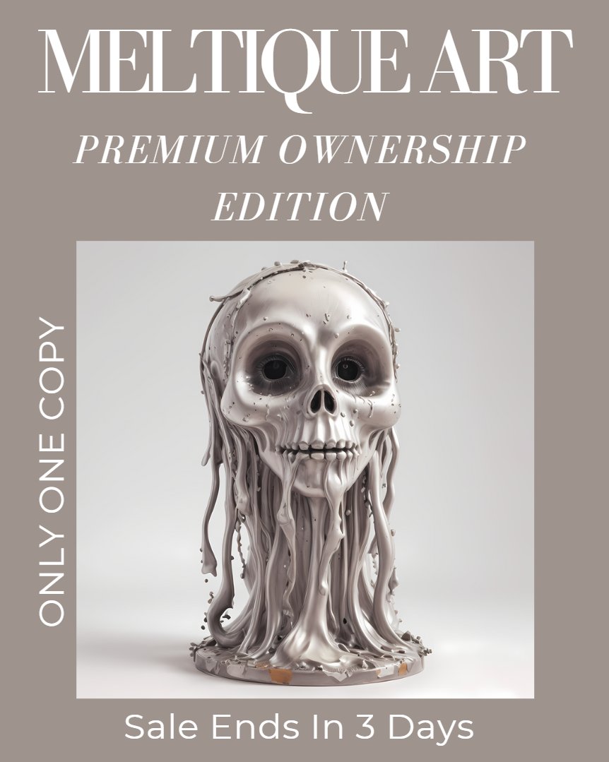 The Dead End - Last Art NFT From The Meltique Art NFTs Collection.
Sale Ends In 3 Days.
Own It Now!
Link In Bio - <a href="/meltiquenft/">Meltique NFT</a>

#art #artwork #creative #skullart #openseanft #rariblenft #limitededition #unique