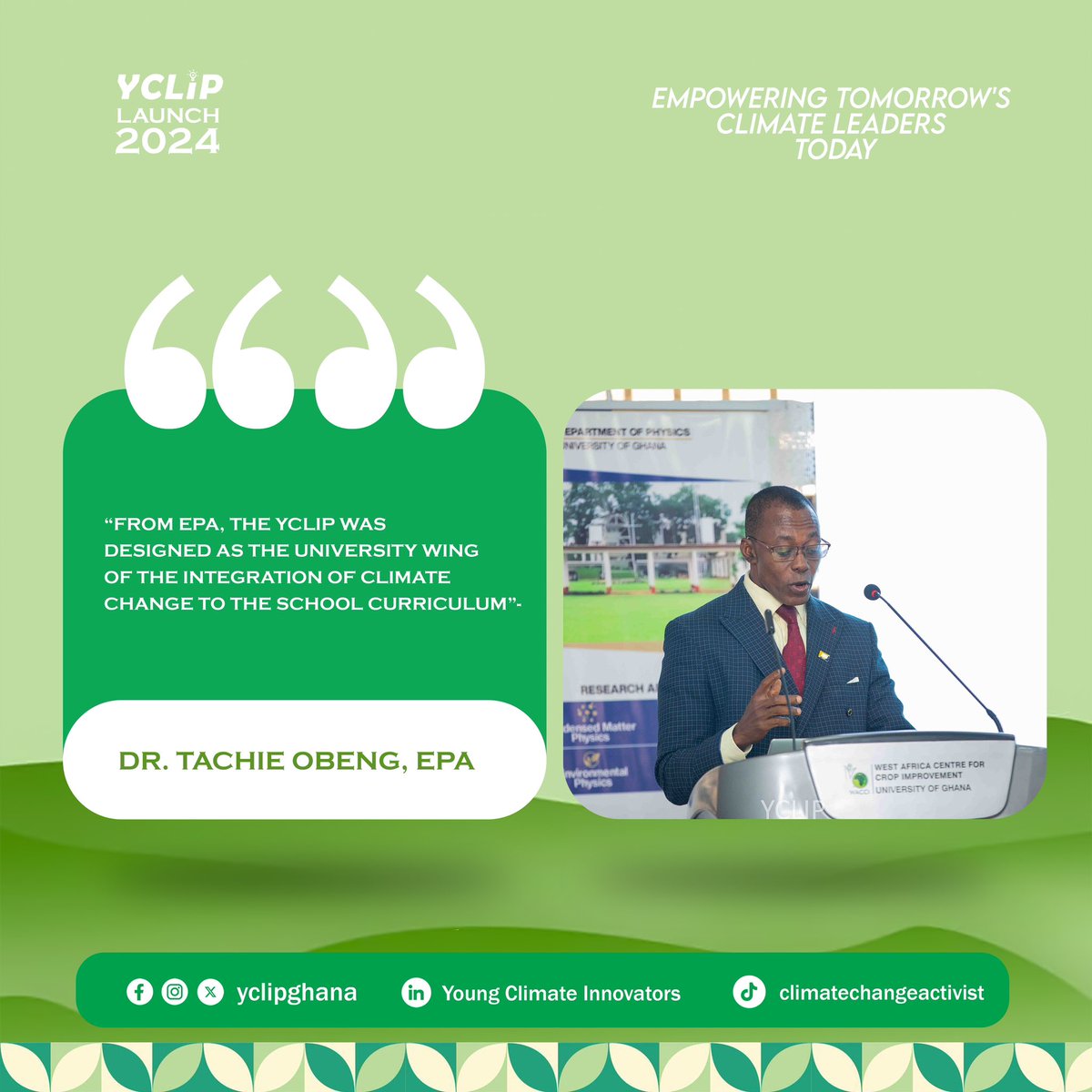 yclipghana's tweet photo. We’re looking forward to yet another exciting session of our program today! 
#yclipghana #ccseghana #ClimateActionNow #hbcugreenfund #unitar https://t.co/DZVQt4ytpD