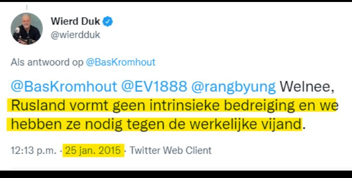 vatniksoep_nl's tweet photo. 15/18 Ik zal dus de quote van dukqoutes verwijderen, het betekent overigens geenszins dat ik verder afstand neem van de toon van het stuk. Waar Duk op inzoomde was een detail van een groter verhaal. Duk heeft voor 2022 frequent het Russische gevaar gebagatelliseerd. https://t.co/DTIXmVA9bS