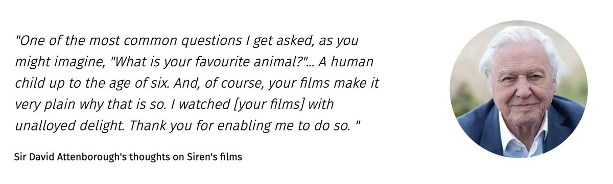 SirenFilmsLtd's tweet photo. Good luck with the new term- lets remember the fabulous words that the legend Sir David Attenborough said to us in a letter a few years back... #childdevelopment #Siren #earlyyears #sirdavidattenborough #videolibrary #eymatters #eytagteam https://t.co/U4rOXD8dGE