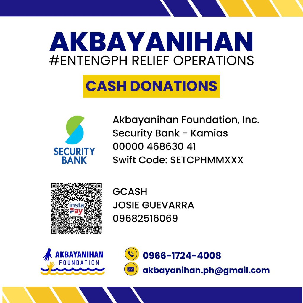 raymond_naguit's tweet image. Call for donations for affected areas by #EntengPH. Please RT! 😊