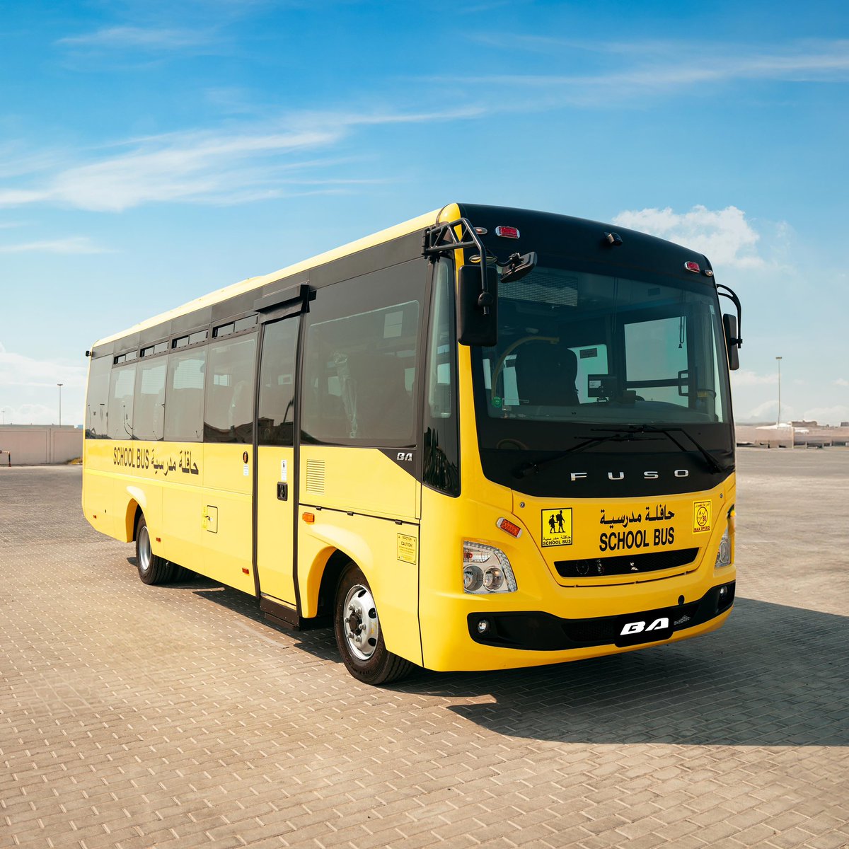 alhabtoormotors's tweet image. جاهز لموسم العودة إلى المدرسة، حافلة FUSO #BAbus تضمن رحلة آمنة ومريحة.

#fusotrucks #BA #AlHabtoorMotors