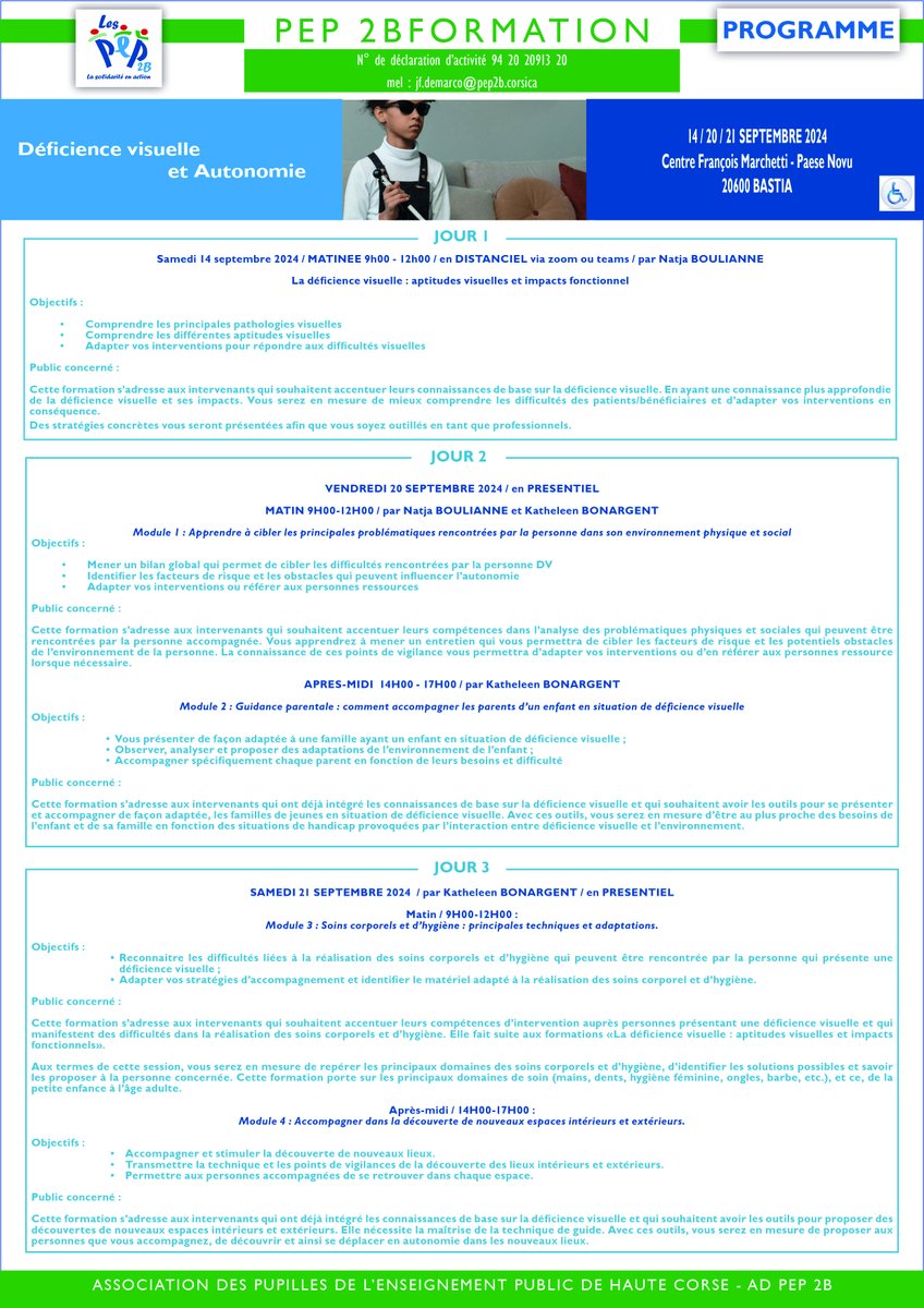 pep_2b's tweet photo. Encore possible de s'inscrire, il reste quelques places !
#formation #formationprofessionnelle #MedicoSocial #deficiencevisuelle #malvoyants #nonvoyants #Aveugle #sensoriel #Autonomie #handicap #handicapvisuel https://t.co/XGJNIFxSMK