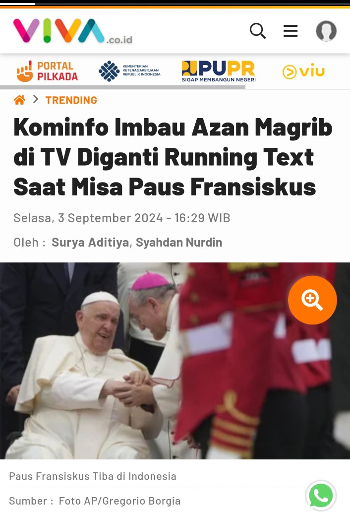 Bangsat nih <a href="/kemkominfo/">Daftar Krom pake kode ASEPZ28R dapet 150K</a>, kami umat Kristiani ga ada masalah dengan Azan Magrib, jadi jangan kau adu domba antar umat beragama yang sudah baik ini.