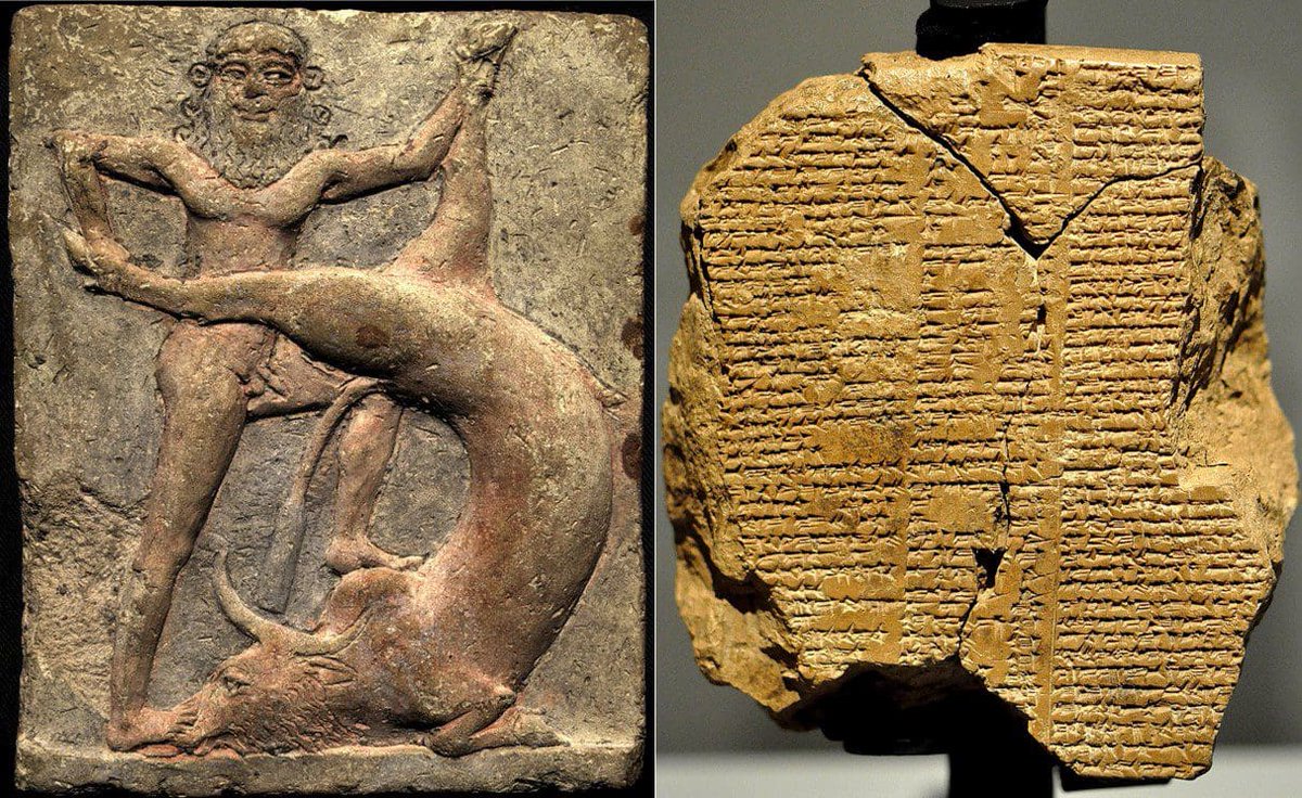Historiarum's tweet image. 🌟 En la antigua Sumeria, la "Epopeya de Gilgamesh", uno de los textos literarios más antiguos del mundo, fue escrito alrededor del 2100 a.C. Esta épica narra las aventuras del rey Gilgamesh y explora temas profundos como la inmortalidad y la amistad. 🏛️📜 #Historia #Sumeria