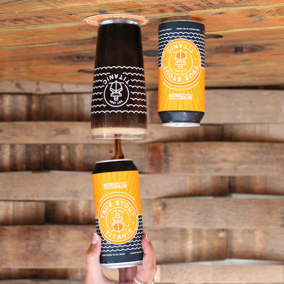 Our True Stout Cans are back in stock!

Each can contains an injection of nitrogen to create the rich, creamy taste of our True Stout in the pub.

Store upright in the fridge, invert twice and pour fast for the perfect pour!

Buy online &amp; in the shop!

titanicbrewery.co.uk/shop/cans-kegs…