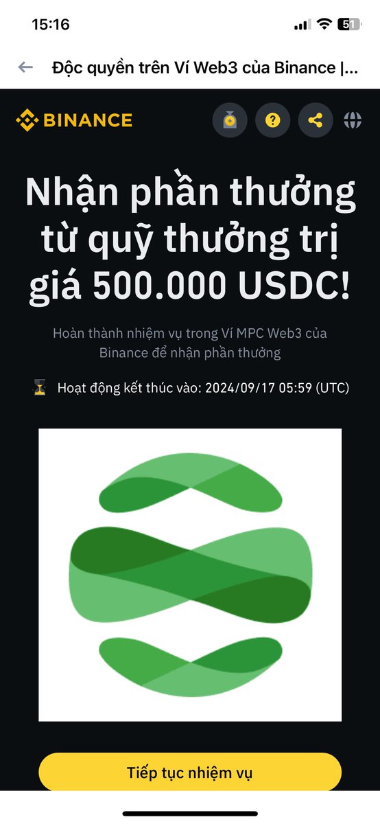 lepom0102's tweet photo. #Airdrop Binance
Hoàn thành 2 nhiệm vụ để đủ điều kiện nhận USDC https://t.co/9N1p8mla0h