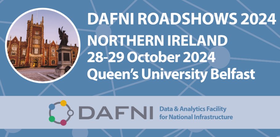 DAFNI Northern Ireland Roadshow for researchers in academia and industry across Ireland and Northern Ireland!
28-29 October 2024
✏️Register for free here: web.cvent.com/event/3787eaa1…