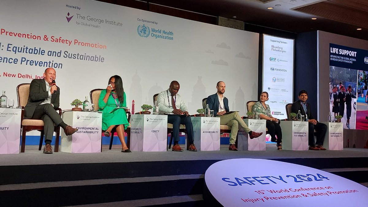 Talking #RoadSafety financing for #injuryprevention at #Safety2024 <a href="/Conf_Safety/">World Conf. Injury Prevention & Safety Promotion</a>. <a href="/greg_smith_321/">Greg Smith</a> joins the panel sharing the life and cost-saving impact of #3StarorBetter safer roads. <a href="/FIAFdn/">FIA Foundation</a> <a href="/georgeinstitute/">The George Institute for Global Health</a> <a href="/WHO/">World Health Organization (WHO)</a>