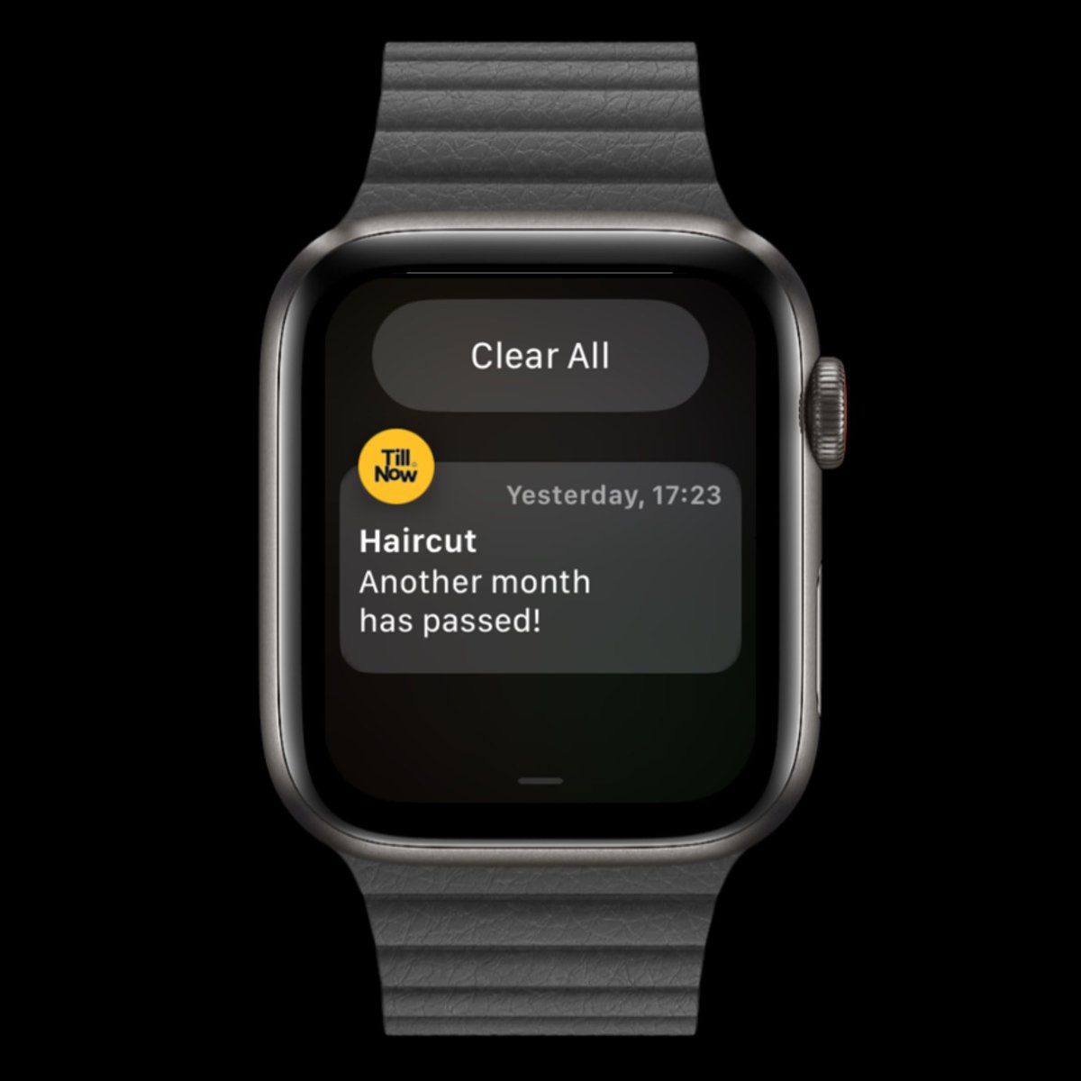 Am I the only one who keeps forgetting to go to the barber? 💈 #AppleWatch #developers #tillnow