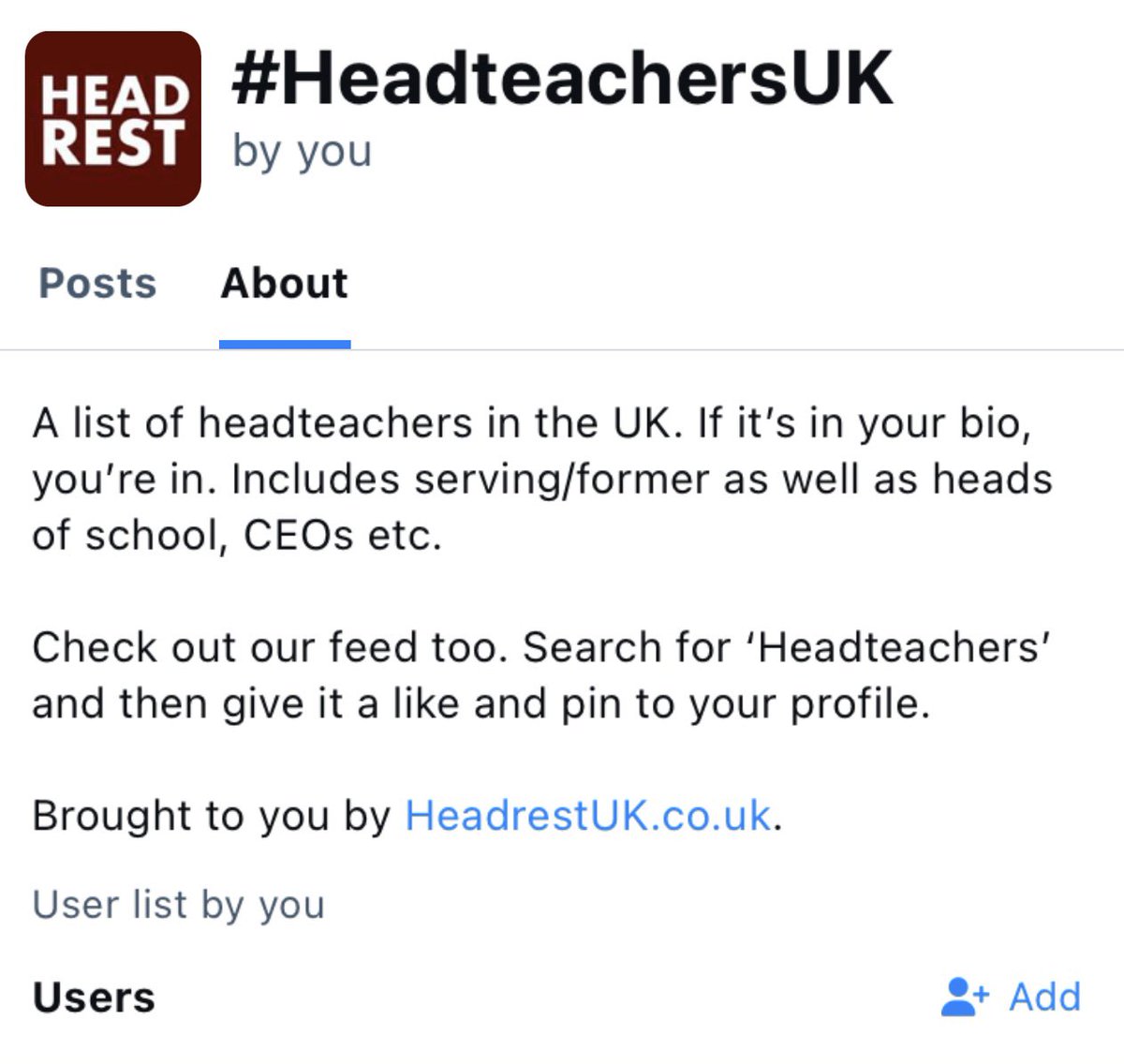 I’m now on BlueSky if you want to find me. Same handle. I’ve put together a Headrest list of over 140 headteachers for you to instantly follow as well if you want to come across. It’s lovely. See you there.