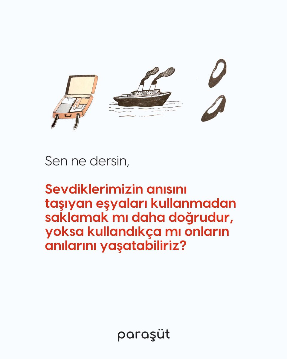 parasutkitap's tweet photo. Sevdiklerimizin anısını taşıyan eşyaları kullanmadan saklamak mı daha doğrudur, yoksa kullandıkça mı onların anılarını yaşatabiliriz? "O Kaşık" bu soruya cevap arayanların elinden tutuyor. 🫂 https://t.co/VAgRK8zZ6K