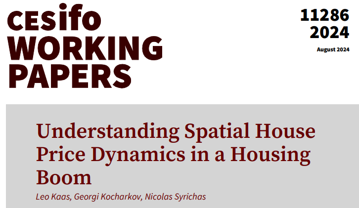 CESifoNetwork's tweet photo. Understanding Spatial House Price Dynamics in a Housing Boom | @KaasLeo @GeorgiKocharkov  @uctpnsy
#econtwitter 
https://t.co/V0JtNwrsJH https://t.co/9pfcVEhW3B