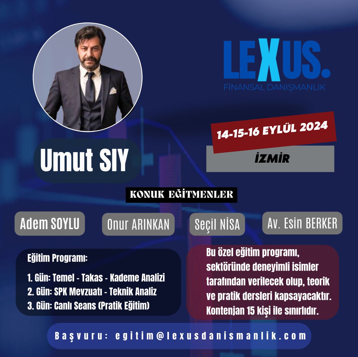 Konusunda uzman misafirlerimiz ile yeni bir eğitim. Neden 15 kişi 🤔