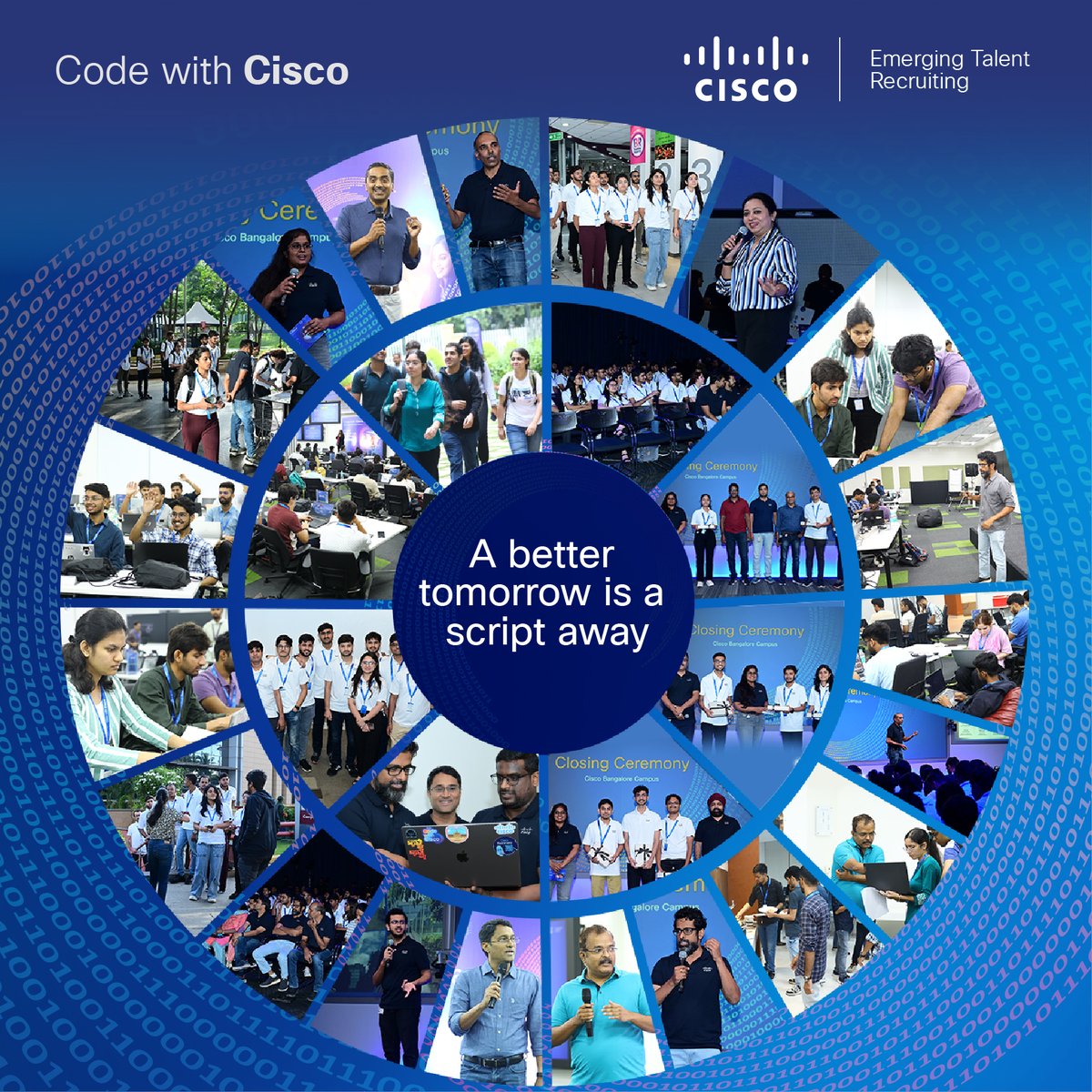 cisco_in's tweet image. Thank you all for making the 2-day Code with Cisco program a huge success!
#CodeWithCisco #WeAreCisco #CiscoEmergingTalentRecruiting #CiscoEngineering