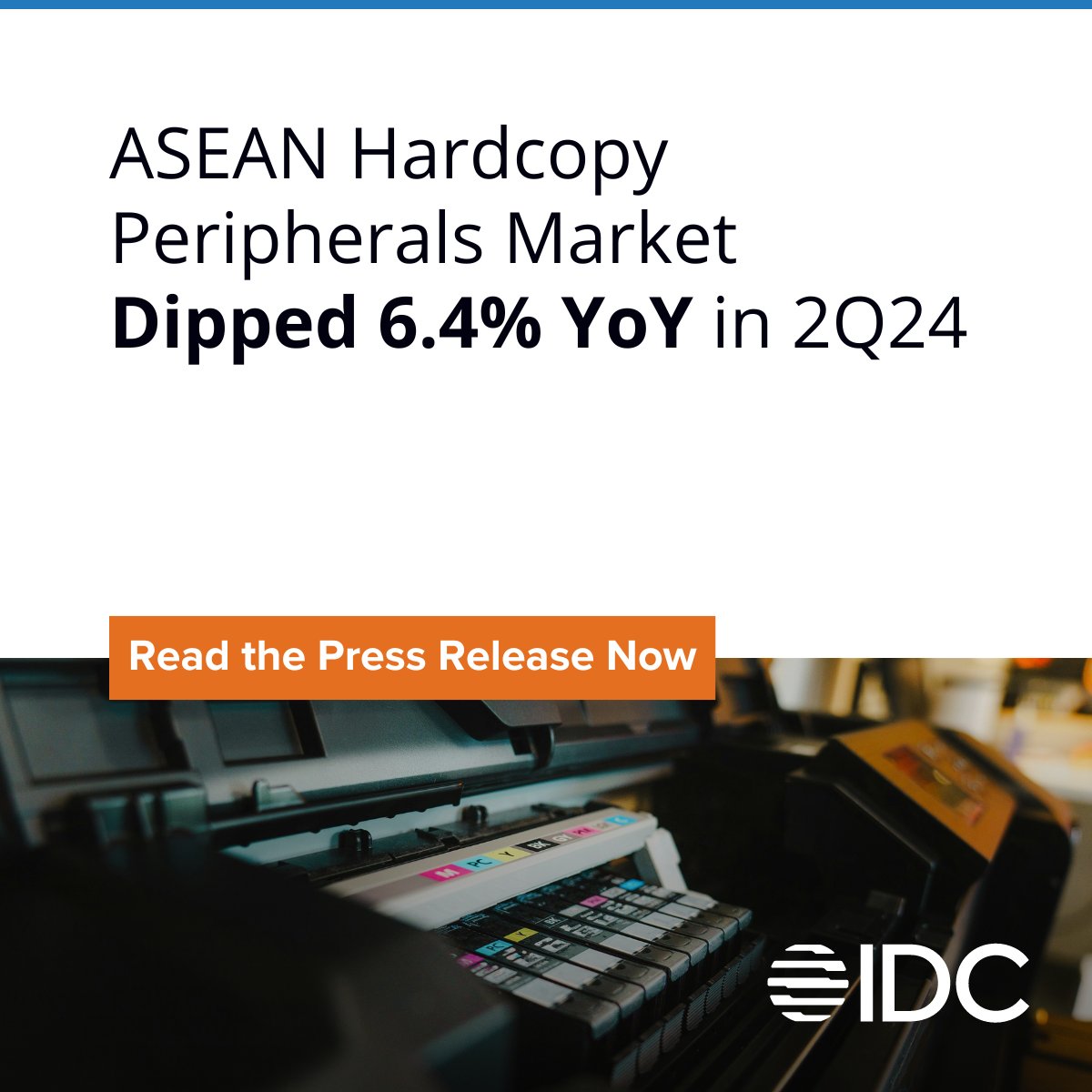 IDCAP's tweet image. The ASEAN #HardcopyPeripherals (HCP) market shipped 1.24 million units in 2Q24, a 6.4% decline year-over-year, with significant drops in both #inkjet and #laser devices, as well as a sharp decrease in Serial Dot Matrix printers. 🖨️ 📉

🔎 Learn more insights and Top 3 company