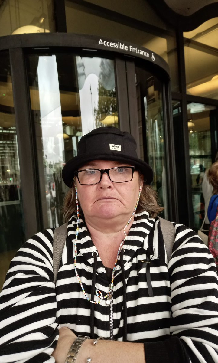 paulapeters2's tweet image. Was waiting to go in at this point. Security were the other side of door laughing at us.  We had pressed the buzzer before we found out we were not allowed in so then we occupied the space