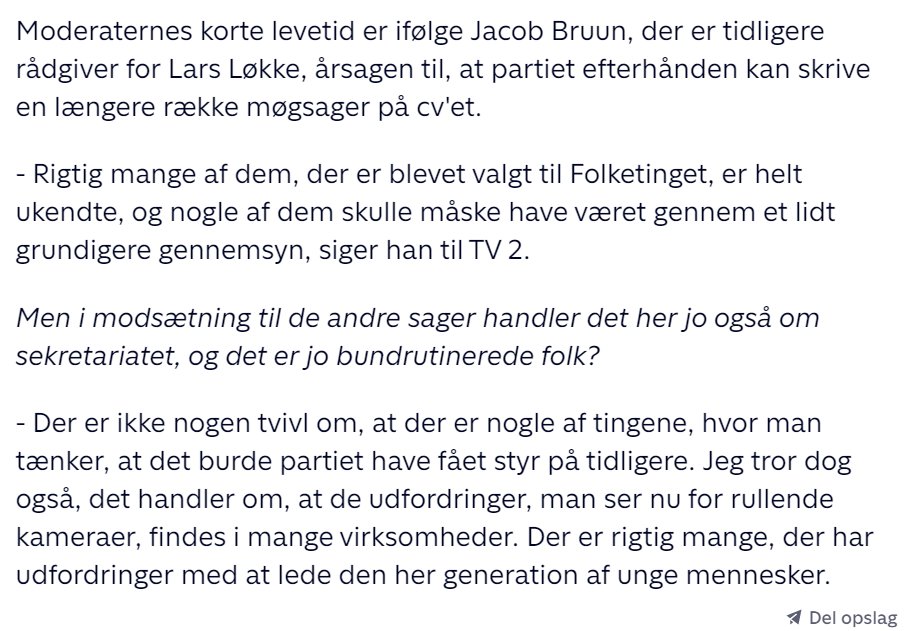 Det er også så svært at lede, når den her generation af unge mennesker forlanger at blive behandlet ordentligt på deres arbejdsplads. Seriøst, WTF #dkpol