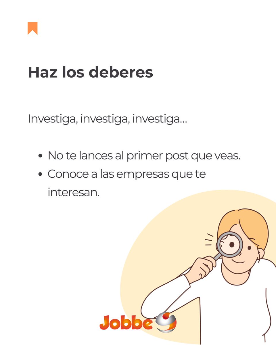 JobbeEtt's tweet photo. La "vuelta al cole" también se aplica en el mundo laboral 🚀

Sigue nuestros consejos para estar mejor preparado/a https://t.co/W9HXOsO4dL