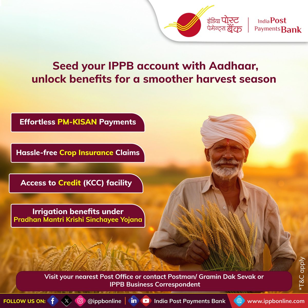 India Post Payments Bank tweet media
