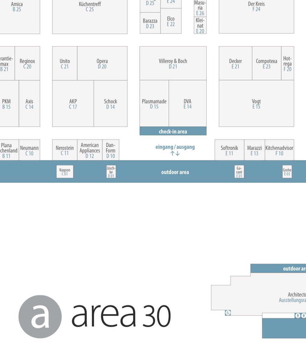 Come visit us at the #area30 in Germany! We’re at D15, you can’t miss it! #mow #kuchenmeile #dutch #cleanair #new #product